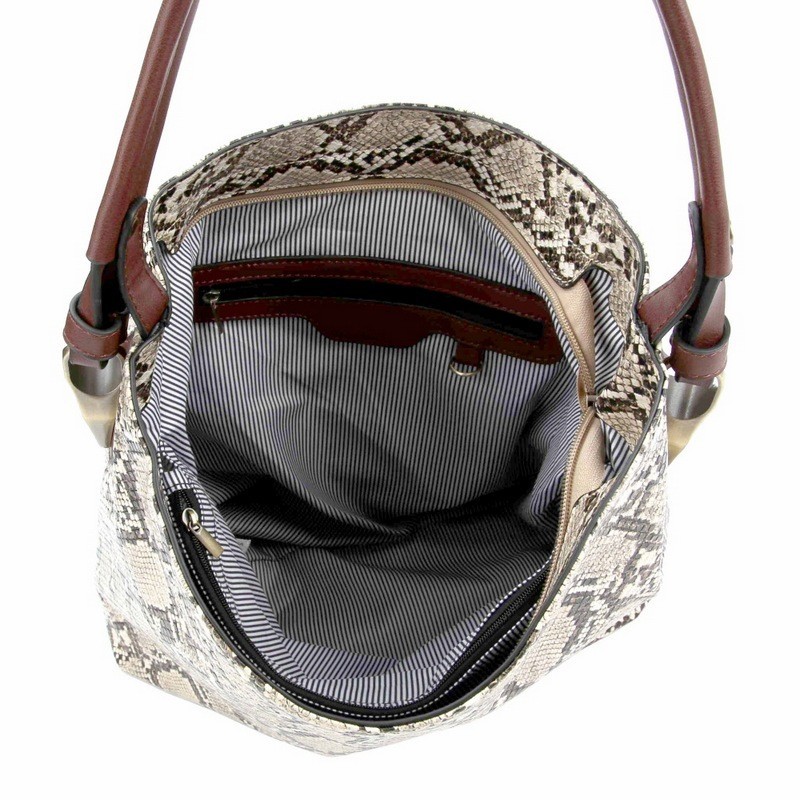 leopard print slouch bag